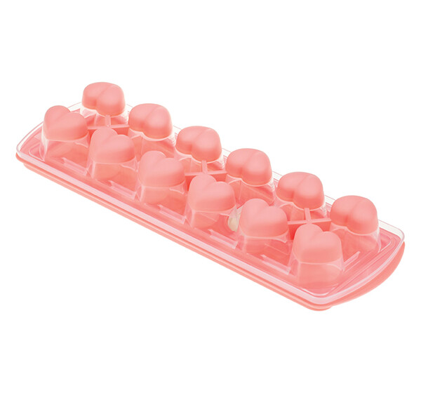 Форма для льда и шоколада СЕРДЦЕ с крышкой и клапаном ("М-пластика") (М 1258)