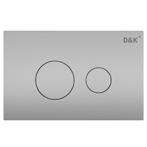 Клавиша смыва D&K Venice DB1029002, матовый хром