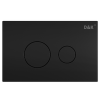 Клавиша смыва D&K Venice DB1029025, черный
