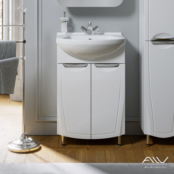 Тумба "MONACO 55" под рак. Элеганс 55" Белый Alavann