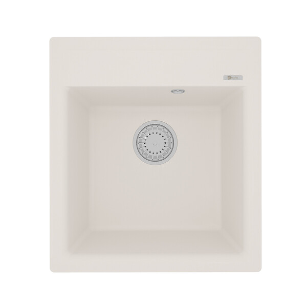 Мойка 9910010 HANKA 450 кухонная из кварцгранита, ЖАСМИН 450*500 прямоугольная 1 чаша (крепеж, сливн