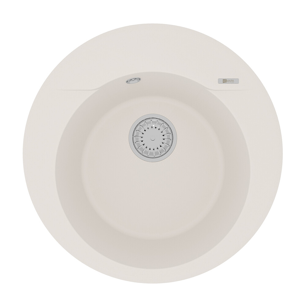 Мойка 9910004 SULA 500 кухонная из кварцгранита, ЖАСМИН круглая 1 чаша (крепеж, сливная арматура с п