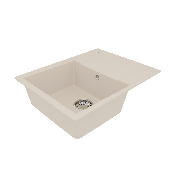 Мойка 9910024 IMANDRA 640 кухонная из кварцгранита, ШАМПАНЬ 640*500 прямоугольная с крылом 1 чаша (к