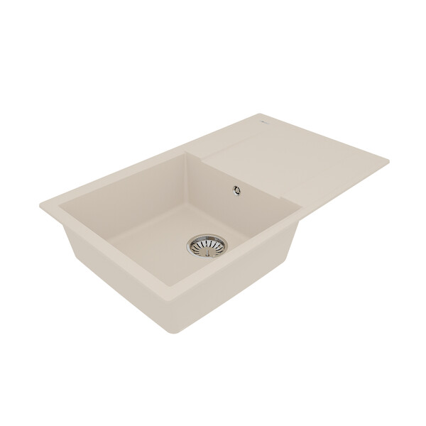 Мойка 9910036 IMANDRA 840 кухонная из кварцгранита, ШАМПАНЬ 840*500 прямоугольная с крылом 1 чаша (к