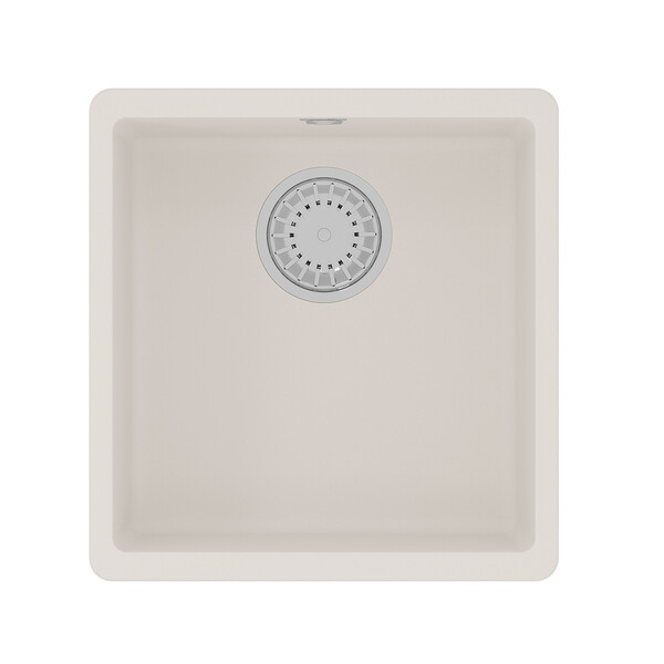 Мойка 9910064 SINARA 400-U кухонная подстольная из кварцгранита, ЖАСМИН 400*420 прямоугольная 1 чаша