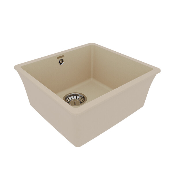 Мойка 9910068 SINARA 440-U кухонная подстольная из кварцгранита, БЕЖЕВЫЙ 440*420 прямоугольная 1 чаш