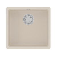 Мойка 9910072 SINARA 440-U кухонная подстольная из кварцгранита, ШАМПАНЬ 440*420 прямоугольная 1 чаш