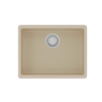 Мойка 9910074 SINARA 540-U кухонная подстольная из кварцгранита, БЕЖЕВЫЙ 540*420 прямоугольная 1 чаш
