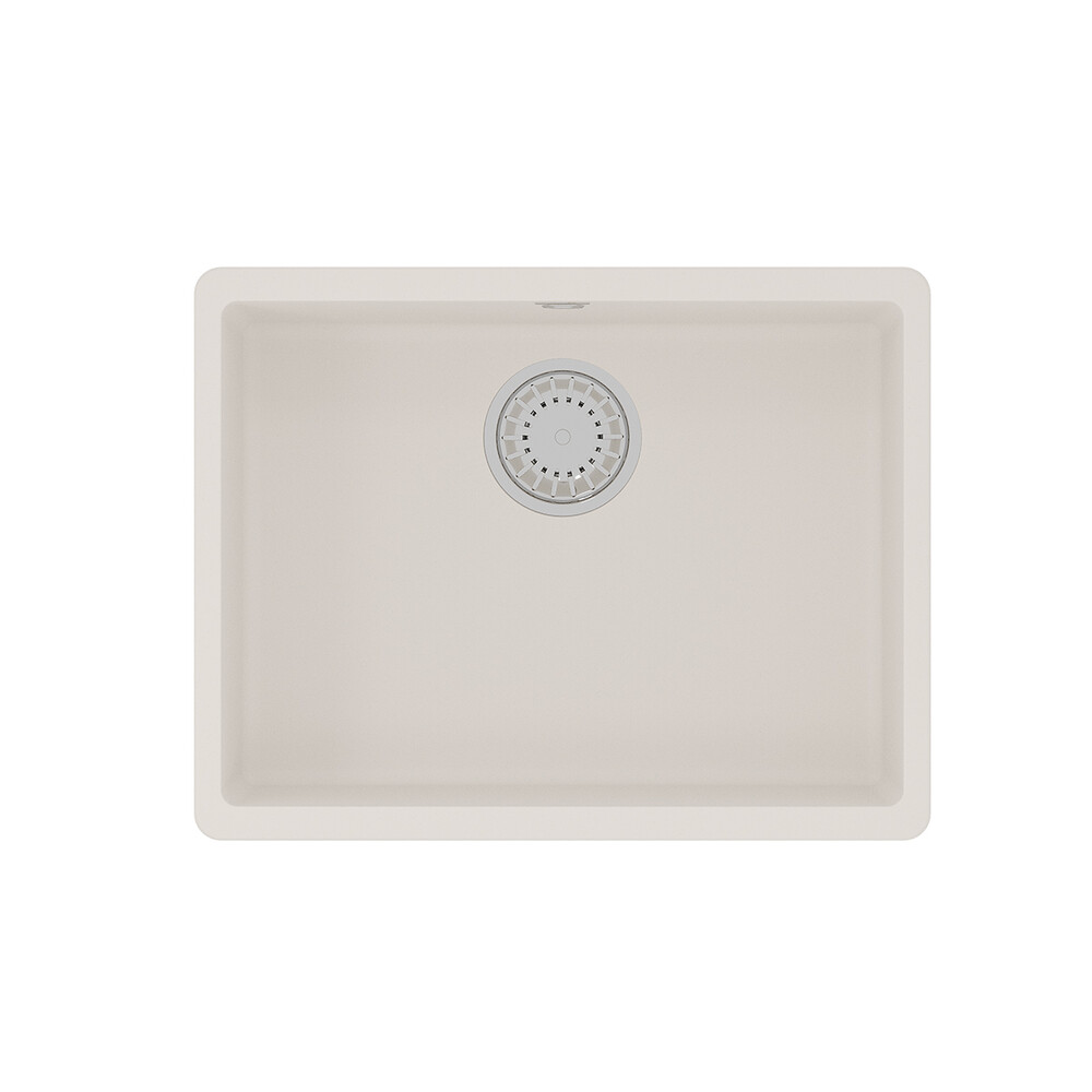 Мойка 9910076 SINARA 540-U кухонная подстольная из кварцгранита, ЖАСМИН 540*420 прямоугольная 1 чаша