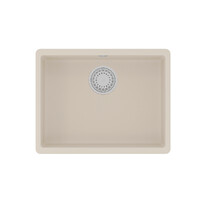 Мойка 9910078 SINARA 540-U кухонная подстольная из кварцгранита, ШАМПАНЬ 540*420 прямоугольная 1 чаша (крепеж, сливная арматура с переливом) LEMARK