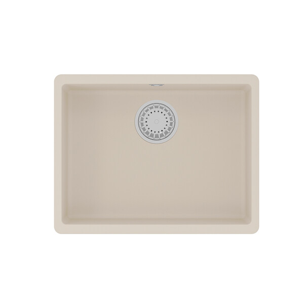 Мойка 9910078 SINARA 540-U кухонная подстольная из кварцгранита, ШАМПАНЬ 540*420 прямоугольная 1 чаша (крепеж, сливная арматура с переливом) LEMARK