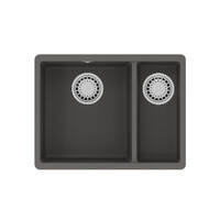 Мойка 9910083 SINARA 550.2-U кухонная подстольная из кварцгранита СЕРЫЙ ШЕЛК 550*420 прямоугольная 1