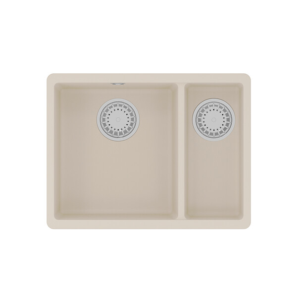 Мойка 9910084 SINARA 550.2-U кухонная подстольная из кварцгранита, ШАМПАНЬ 550*420 прямоугольная 1,5