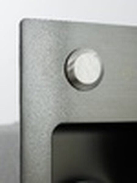 Мойка нерж врезная SANTREK AQUA PRO 780х480х220 т 3,0 ГРАФИТ D7848HLB левая (+ сифон +дозатор) + КОЛАНДЕР 420х220 В ПОДАРОК!!!