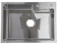 Мойка нерж врезная SANTREK AQUA PRO 650х480х220 т 3,0 САТИН D6548NS (+ сифон +дозатор) + КОЛАНДЕР 460х220 В ПОДАРОК!!!