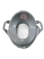 НАСАДКА на унитаз детская С ручками пластик (серый) 