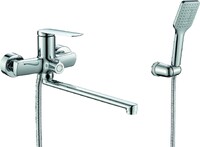 Смеситель для ванны с длинным поворотным изливом  RUSH Bering (BE5535-51), (хром)