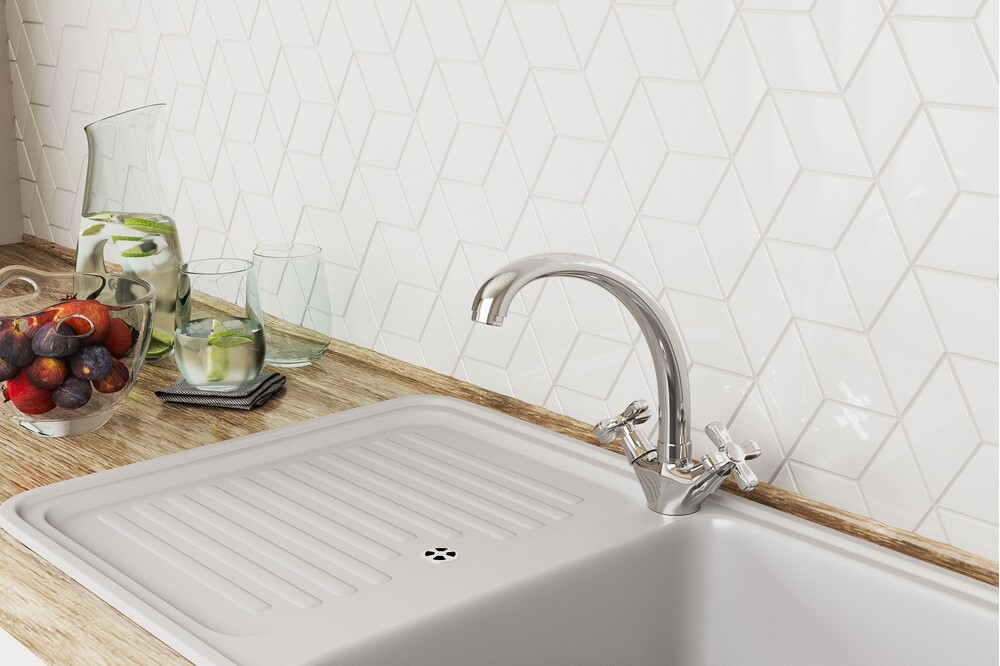 Смеситель для кухонной мойки RUSH Bianki (BI7650-27), (хром)