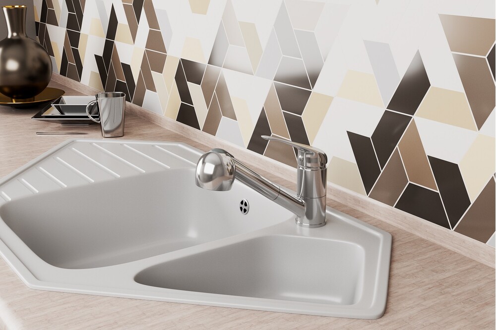 Смеситель для кухонной мойки RUSH Corsica (CO4240-25), (хром)