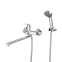 Смеситель для ванны с длинным поворотным изливом RUSH Corsica (CO4240-51), (хром)