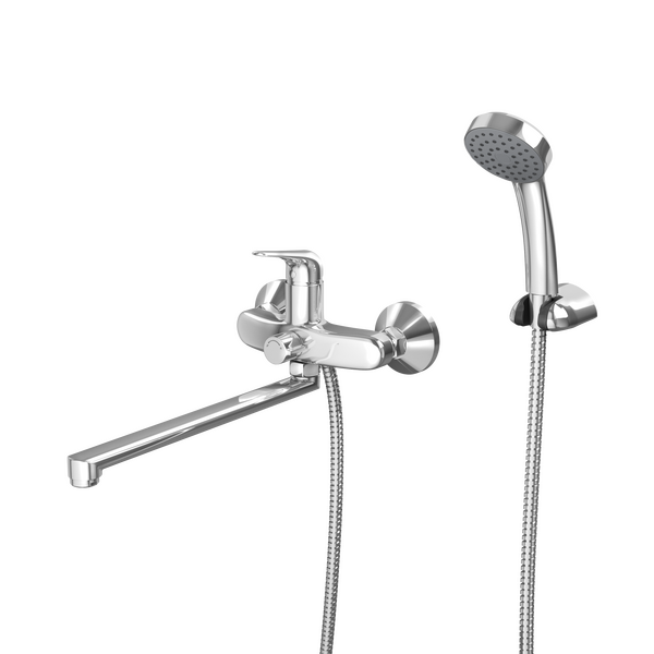 Смеситель для ванны с длинным поворотным изливом RUSH Corsica (CO4240-51), (хром)