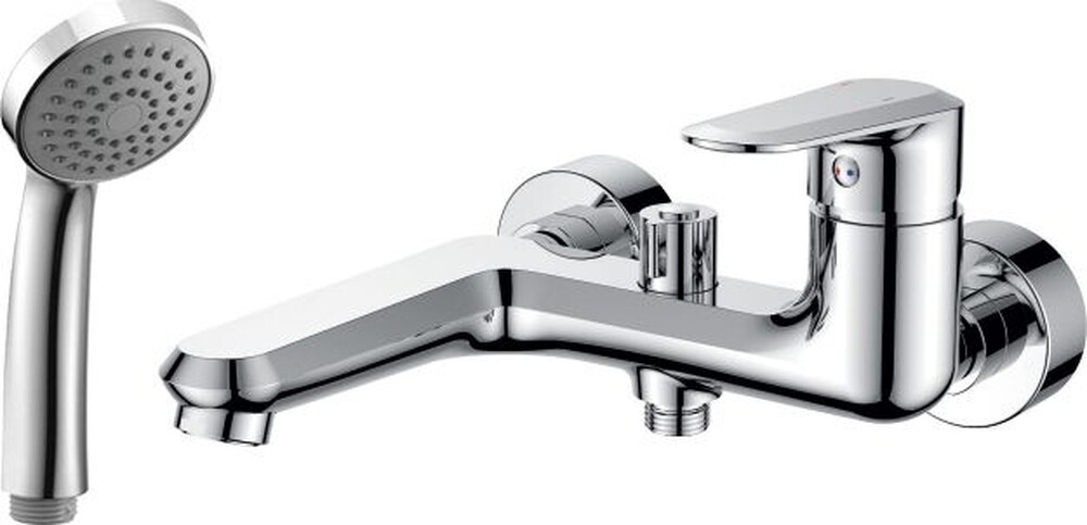 Смеситель для ванны с коротким изливом RUSH Devon (DE7535-44), (хром)