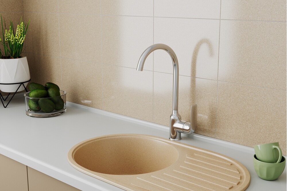 Смеситель для кухонной мойки RUSH Fiji (FI1835-23), (хром)