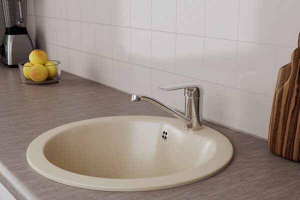 Смеситель для кухонной мойки RUSH Fiji (FI1835-26), (хром)