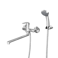 Смеситель для ванны с длинным поворотным изливом RUSH Fiji (FI1835-51), (хром)