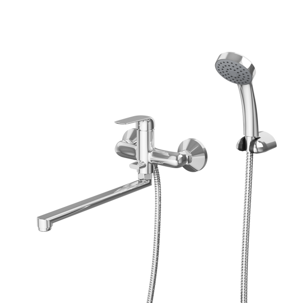 Смеситель для ванны с длинным поворотным изливом RUSH Fiji (FI1835-51), (хром)