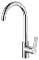 Смеситель для кухни с поворотным изливом, высокий, хром RUSH Haiti (HA1935-22), (хром)