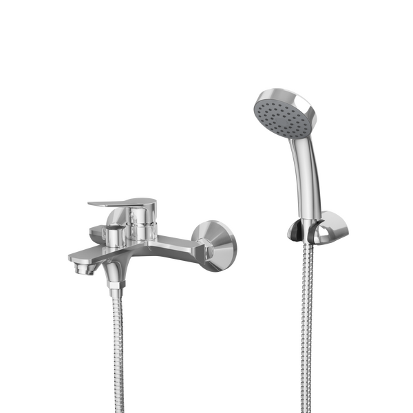 Смеситель для ванны с коротким изливом RUSH Haiti (HA1935-44), (хром)