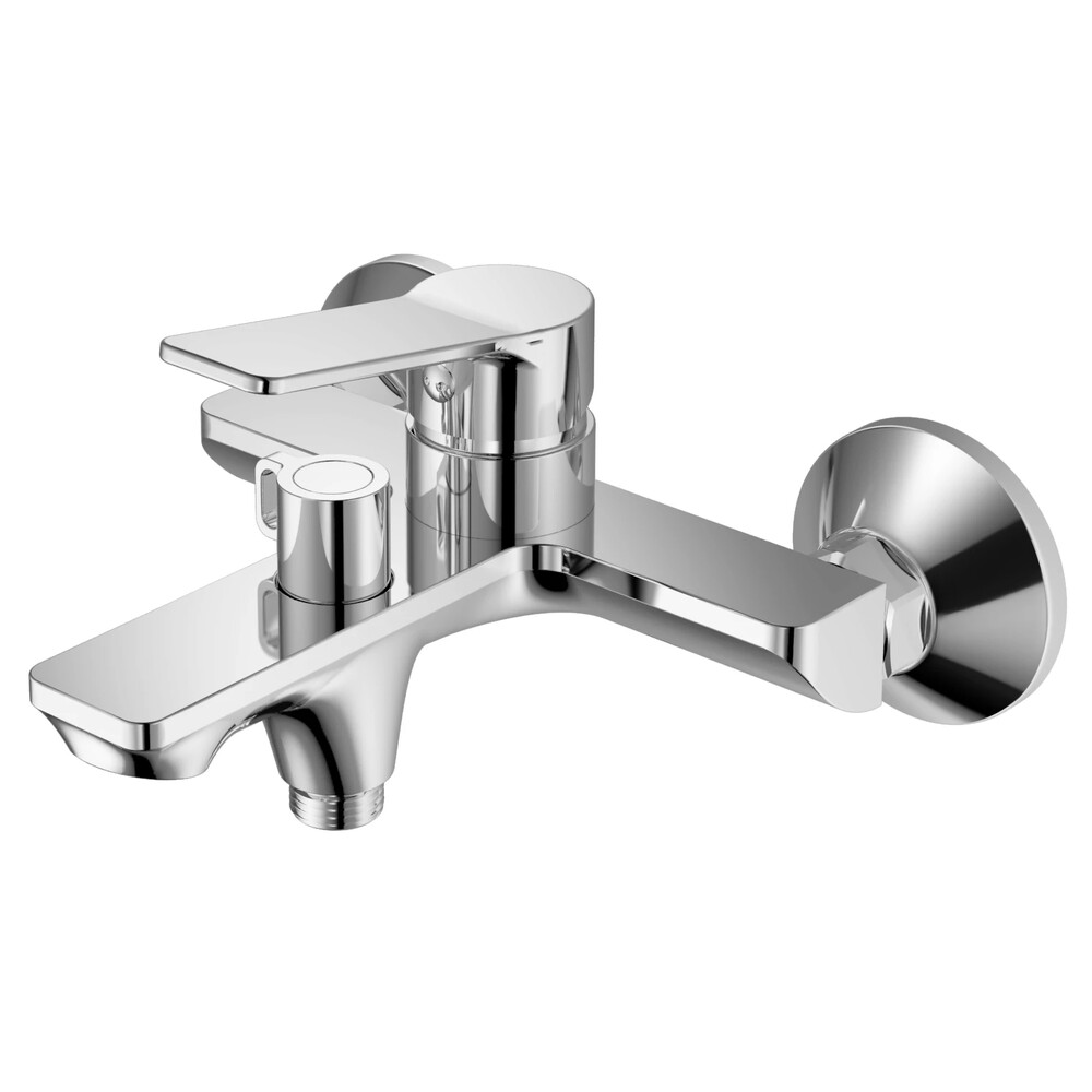 Смеситель для ванны с коротким изливом RUSH Haiti (HA1935-44), (хром)