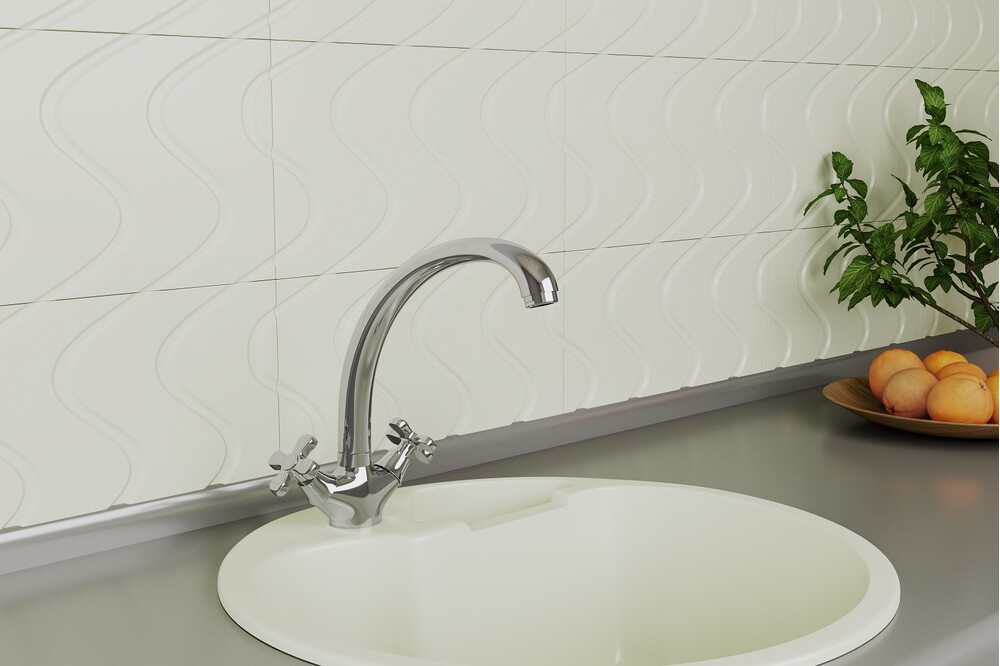 Смеситель для кухонной мойки RUSH Sakhalin (SA5350-23), (хром)