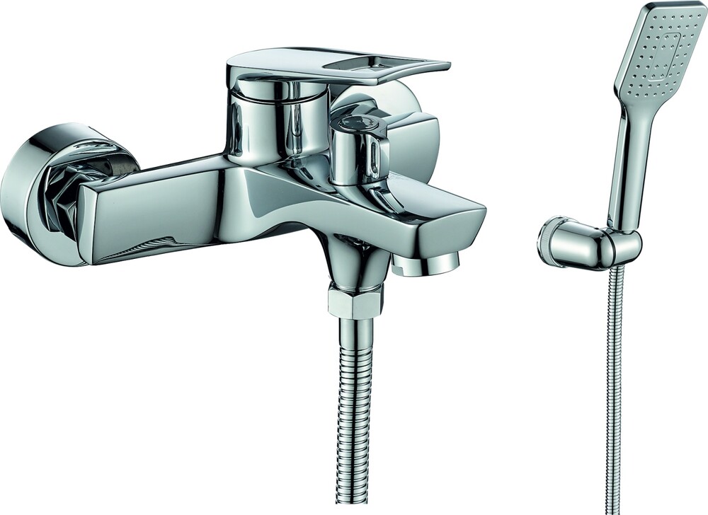 Смеситель для ванны с коротким изливом RUSH Socotra (ST1235-44), (хром)