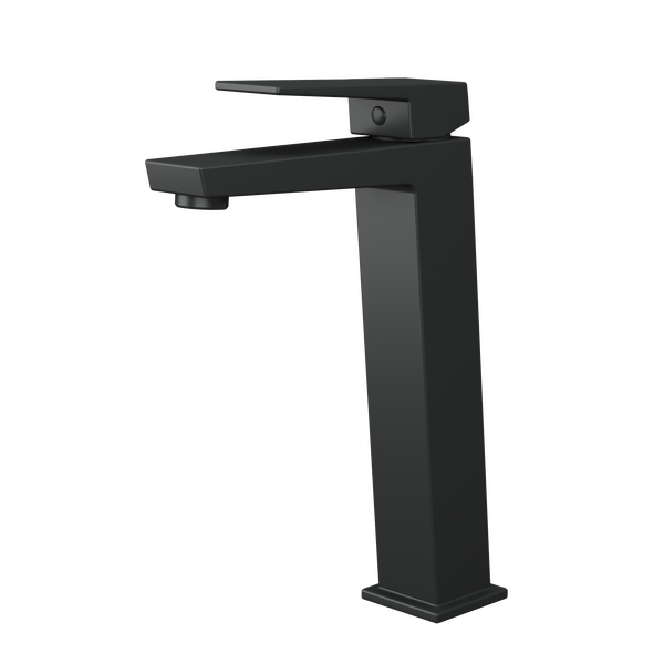Смеситель одноручный для умывальника, высокий RUSH Thira (TR3635-13Black), (черный)