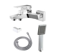 Смеситель для ванны с коротким изливом RUSH Thira (TR3635-44), (хром)