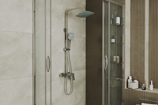 Душевая система без излива RUSH Thira (TR3635-40), (хром)