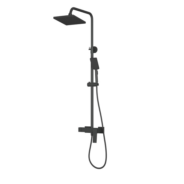 Душевая система без излива, черная RUSH Thira (TR3635-40Black), (черный)