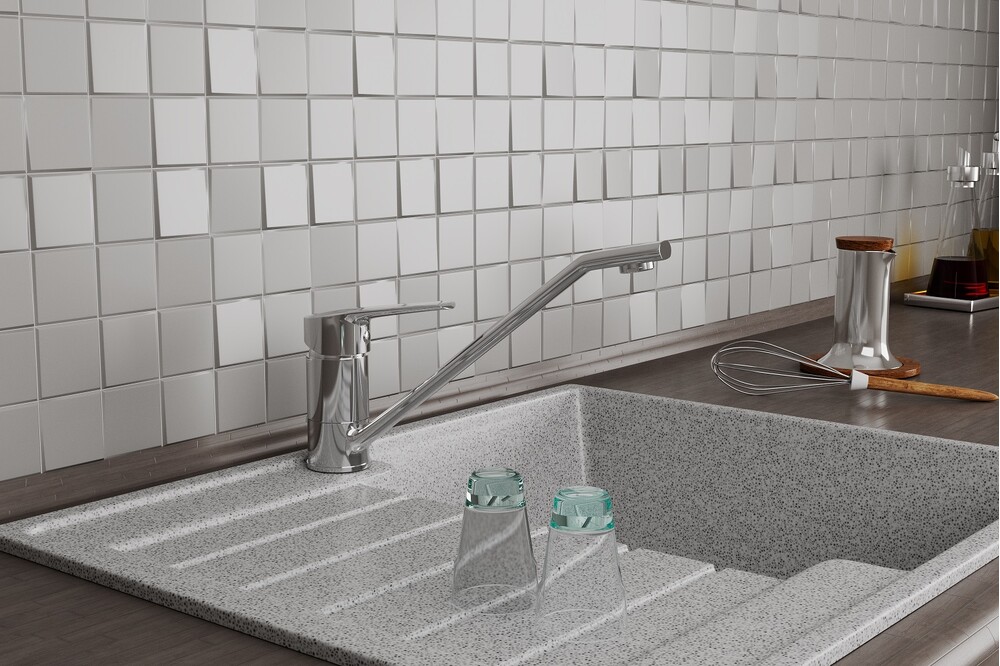 Смеситель для кухонной мойки RUSH Victoria (VI7135-25), (хром)