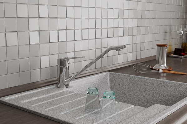 Смеситель для кухонной мойки RUSH Victoria (VI7135-25), (хром)