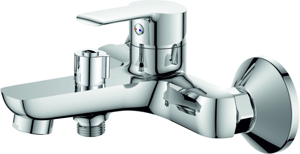 Смеситель для ванны с коротким изливом RUSH Victoria (VI7135-44), (хром)