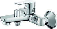 Смеситель для ванны с коротким изливом RUSH Victoria (VI7135-44), (хром)