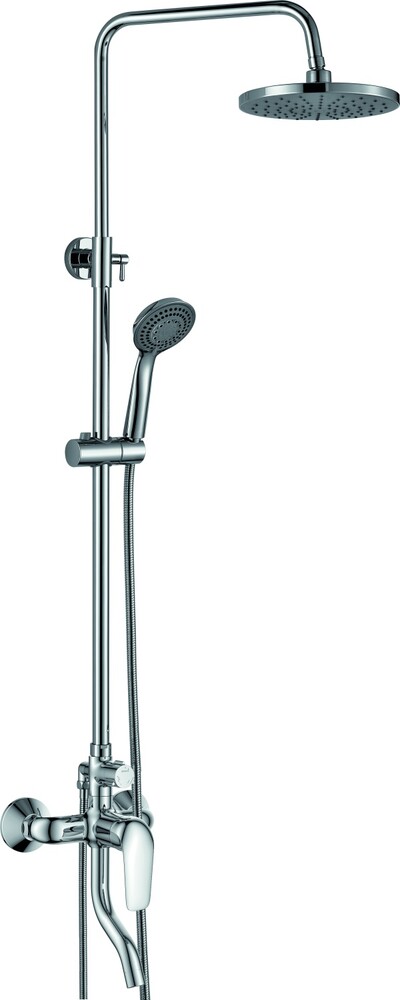 Душевая система RUSH Socotra со смесителем для ванны с поворотным изливом, хром (ST4235-11)