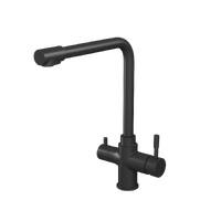 Смеситель для кухонной мойки с фильтром RUSH MS9035-33Black, (черный)