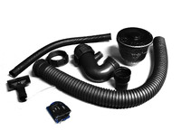 Сифон 3 1/2 с переливом для нерж. моек 3,0мм SANTREK AQUA (Черный)