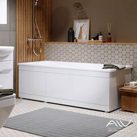 Экран под ванну 1,7 м МДФ SLOT Белый (с откидными створками) Alavann