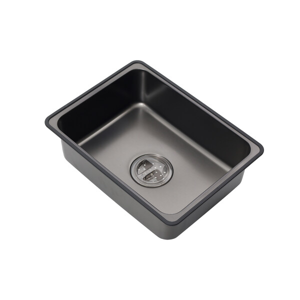 Мойка нерж врезная 680х460х220 т 3,0 ГРАФИТ D6846B+6  (+ сифон) AISI 304 + Подарок (Колландер, фруктовница, доска, 2 смесителя, дозатор) MLN