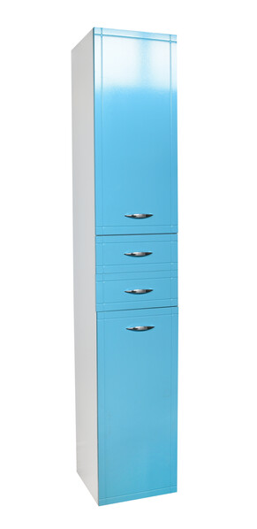 Пенал SANTREK HOME "Мальта-30" (Лазурный) 2 двери 2 ящика Правый 300*1900*350 *