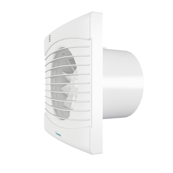 Вентилятор ZERNBERG 125 Oniks TURBO V (осевой, с обратным клапаном, 23Вт, 230 м3/ч)